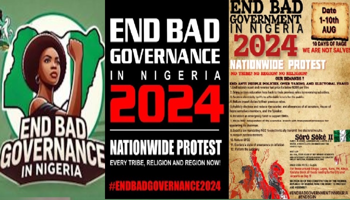 END BAD GOVERNANCE PROTEST LONG OVER DUE 